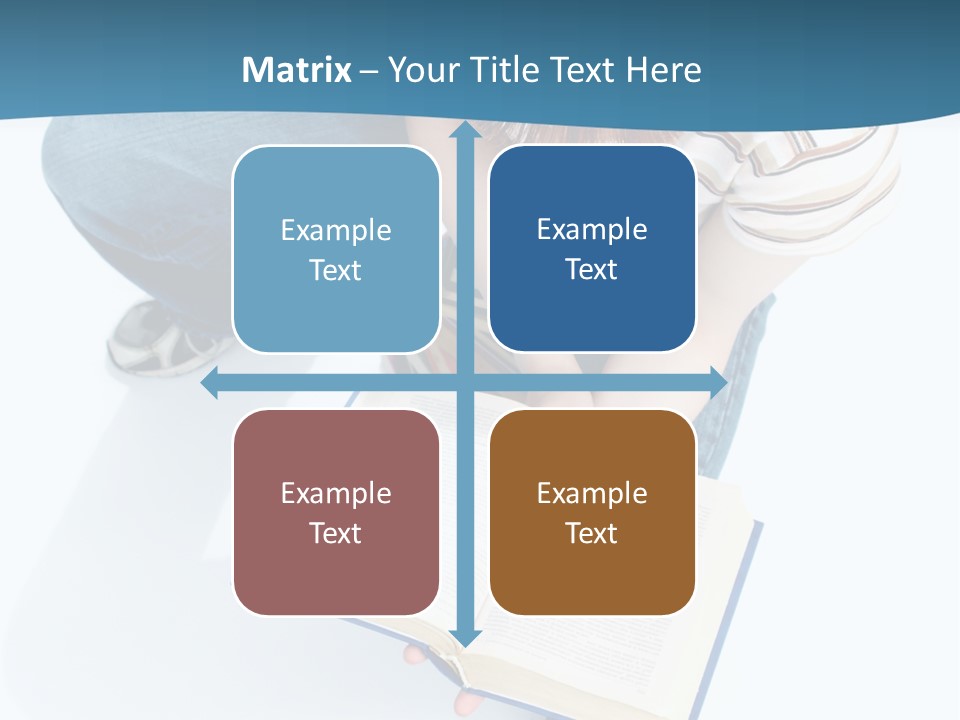 Reading Exam Textbook PowerPoint Template