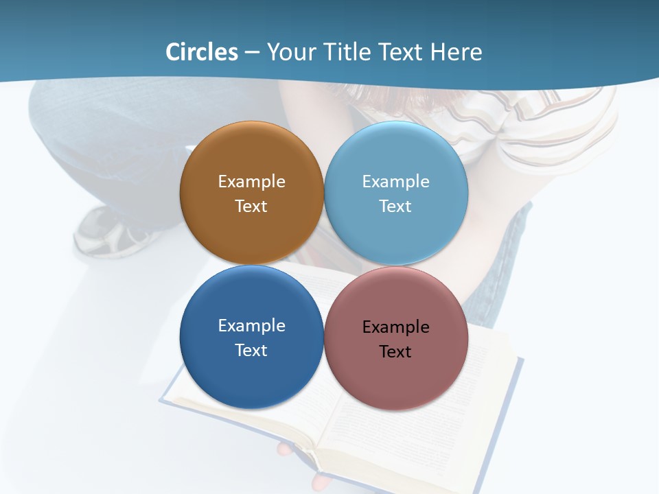 Reading Exam Textbook PowerPoint Template
