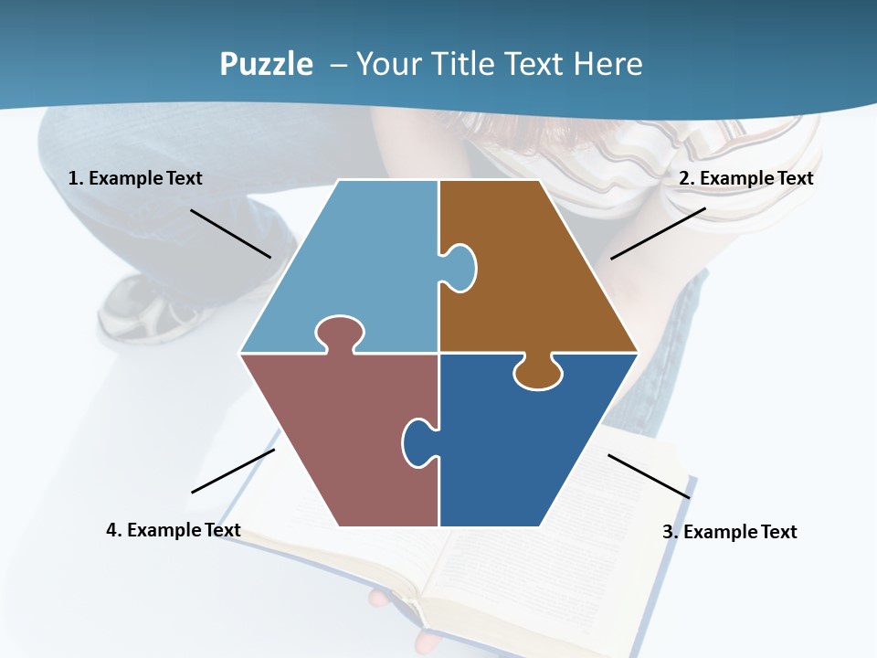Reading Exam Textbook PowerPoint Template