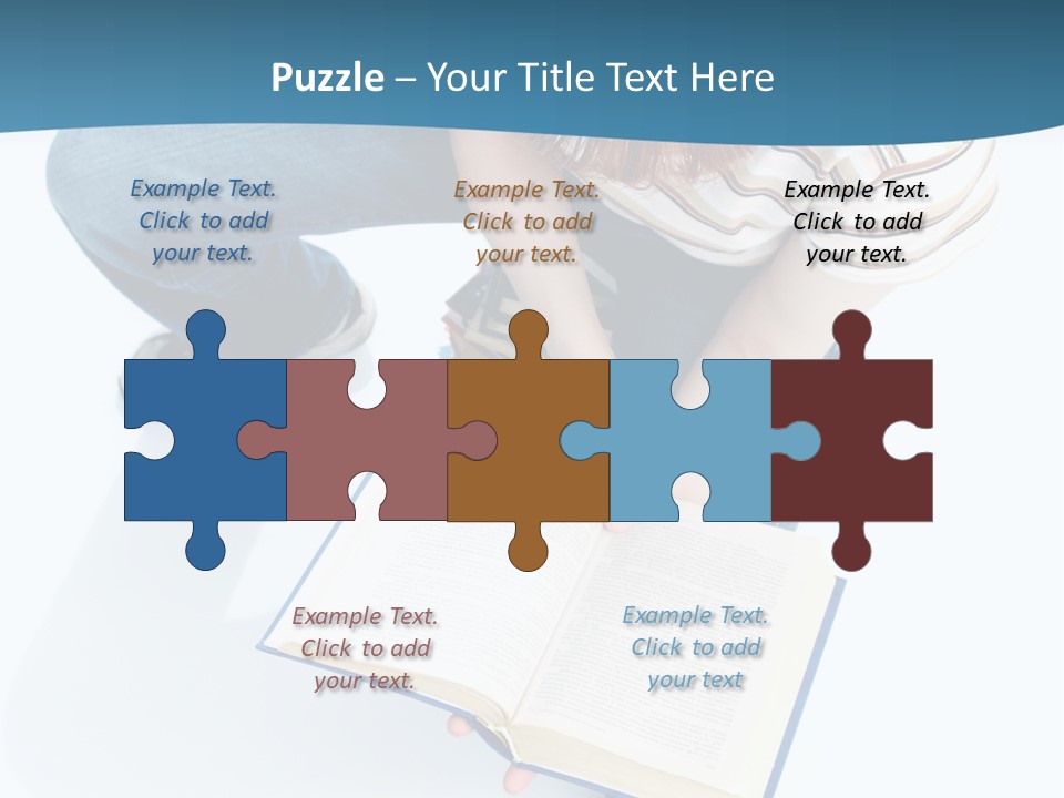 Reading Exam Textbook PowerPoint Template