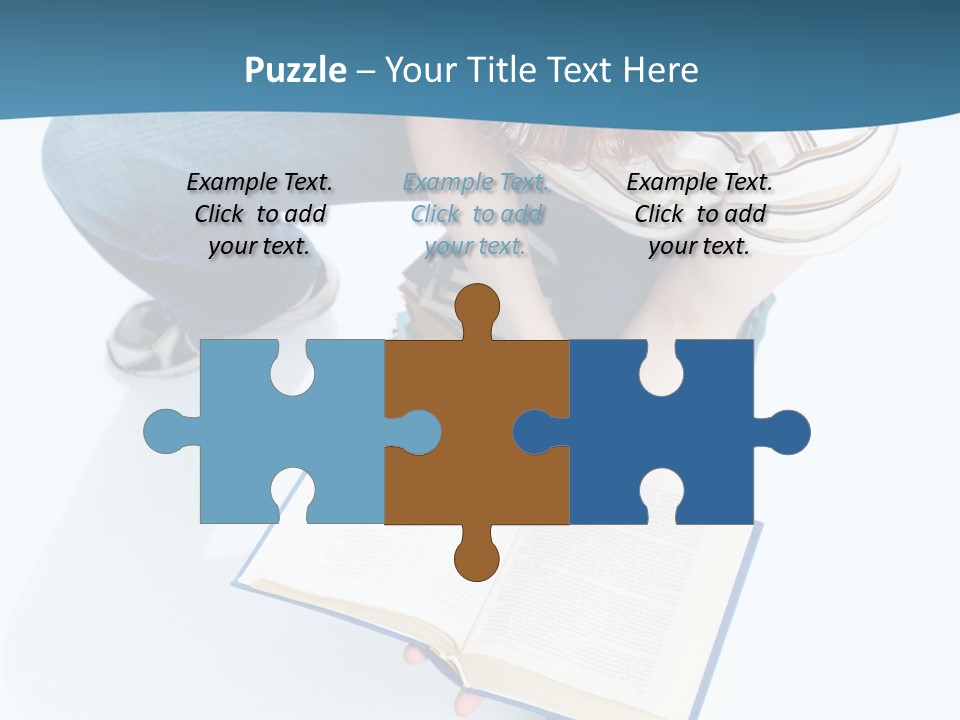 Reading Exam Textbook PowerPoint Template
