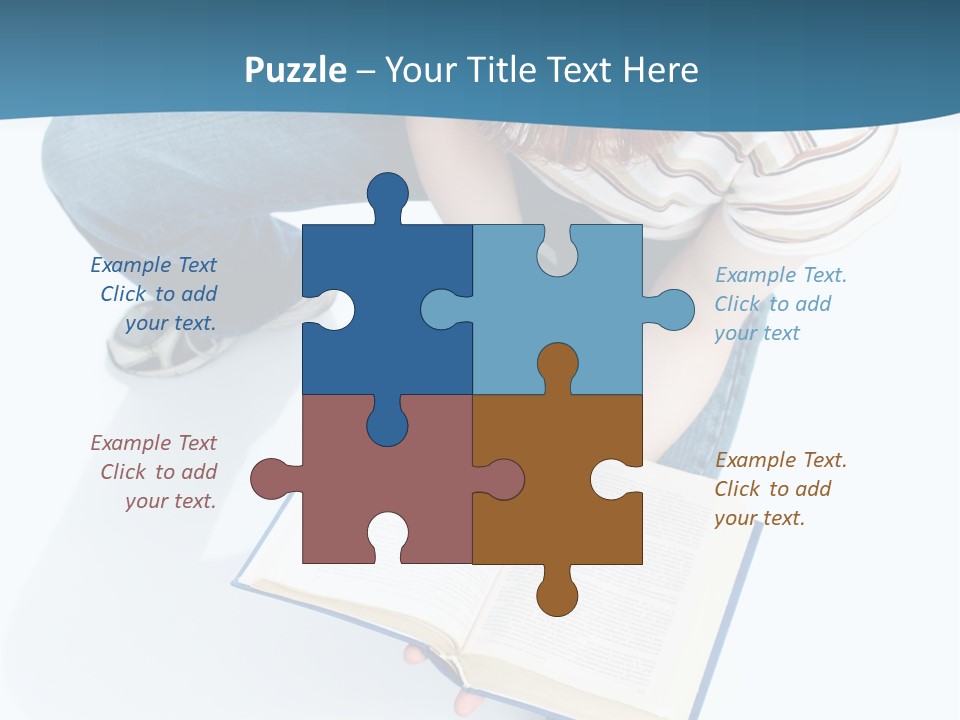 Reading Exam Textbook PowerPoint Template