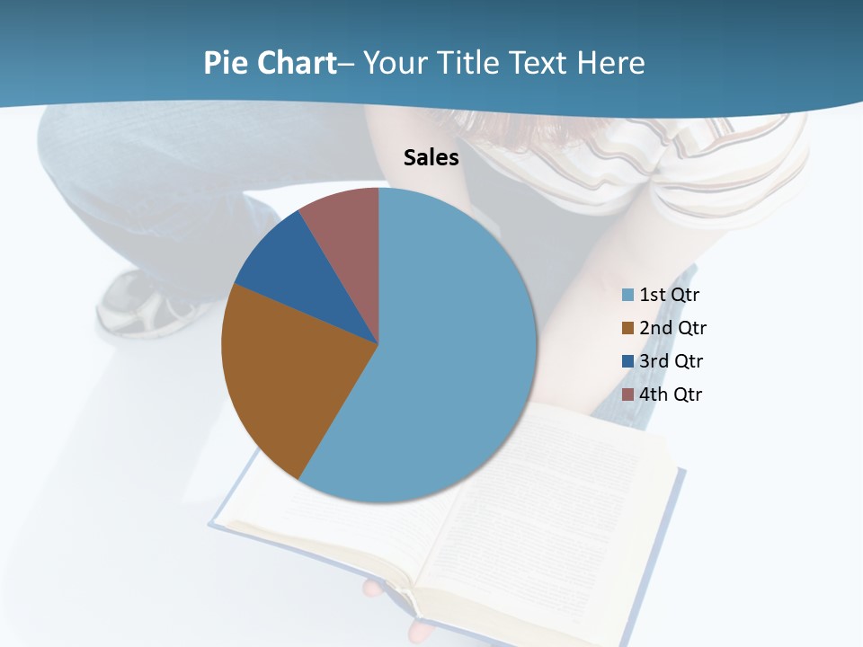 Reading Exam Textbook PowerPoint Template