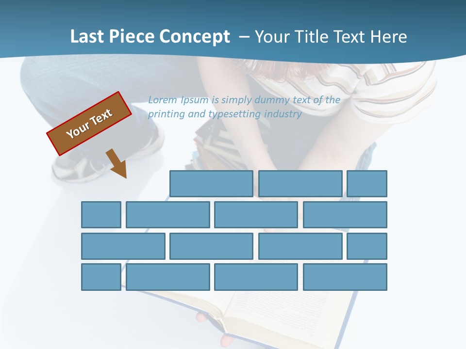 Reading Exam Textbook PowerPoint Template