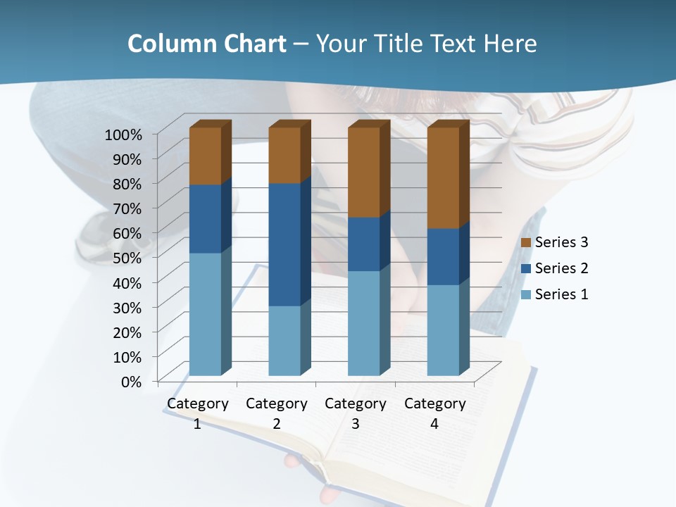 Reading Exam Textbook PowerPoint Template
