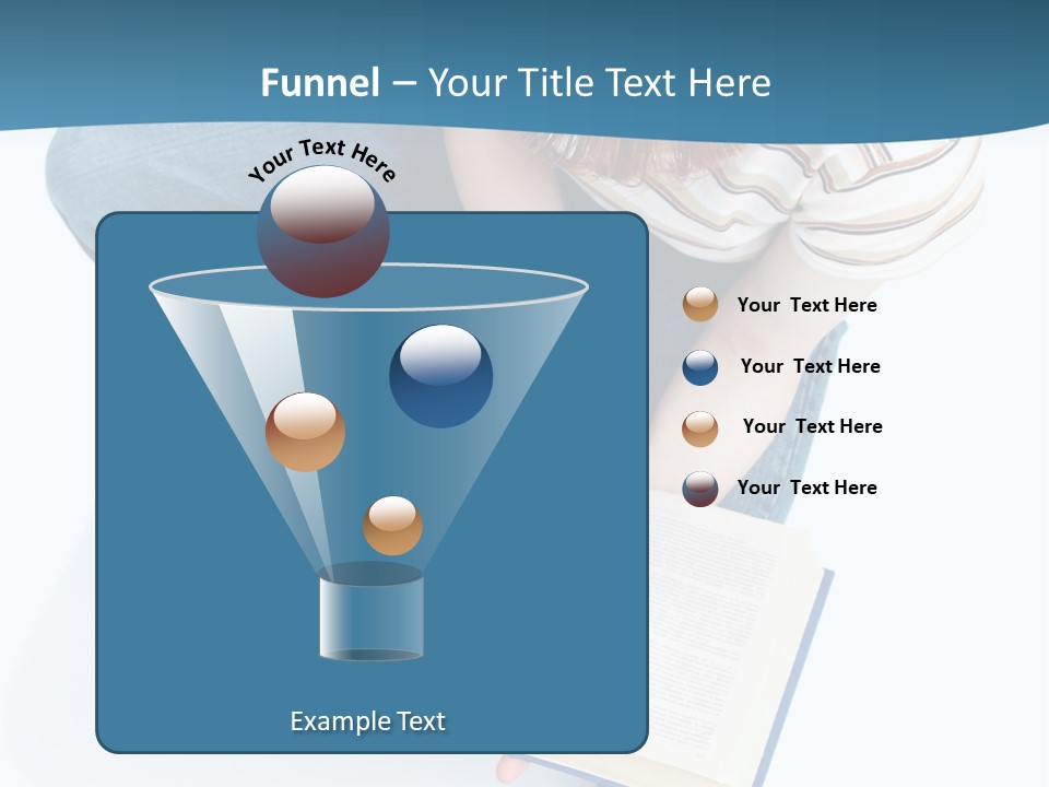 Reading Exam Textbook PowerPoint Template