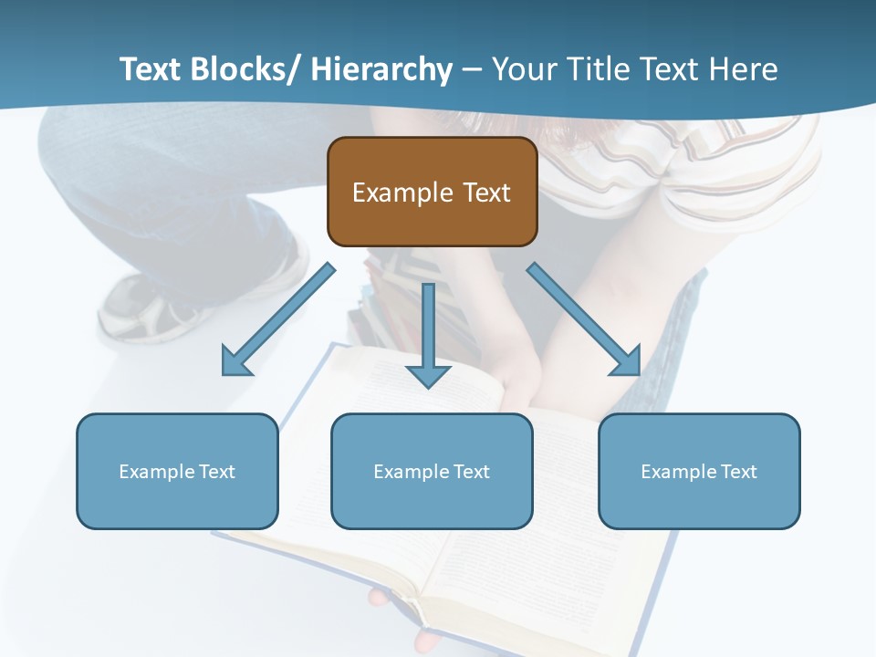 Reading Exam Textbook PowerPoint Template
