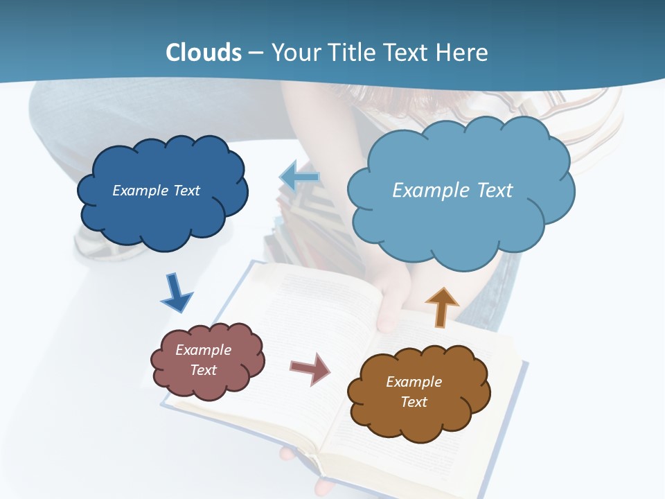 Reading Exam Textbook PowerPoint Template