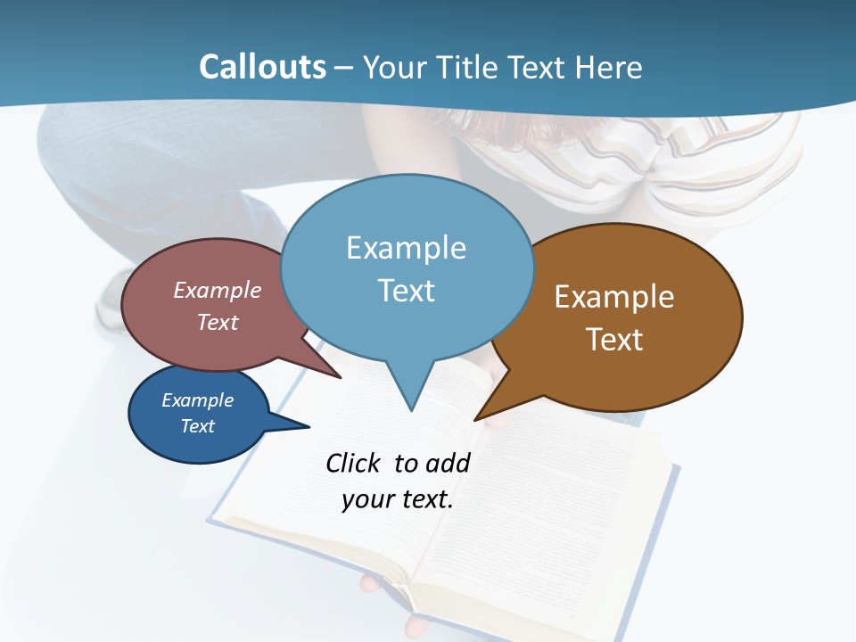 Reading Exam Textbook PowerPoint Template