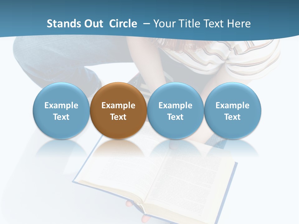Reading Exam Textbook PowerPoint Template