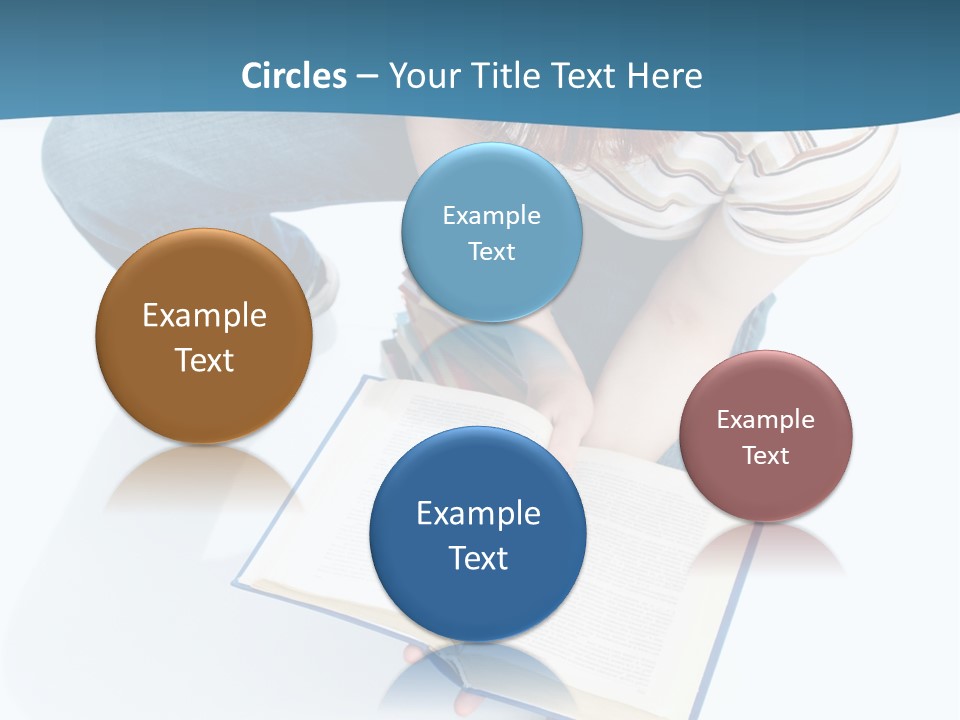 Reading Exam Textbook PowerPoint Template