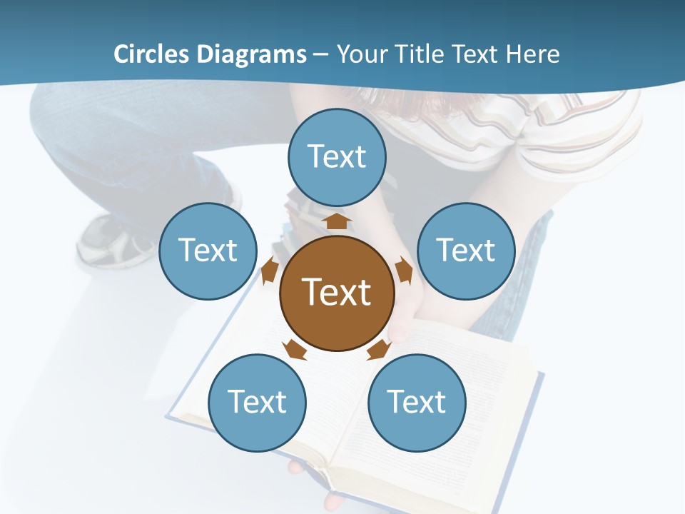 Reading Exam Textbook PowerPoint Template