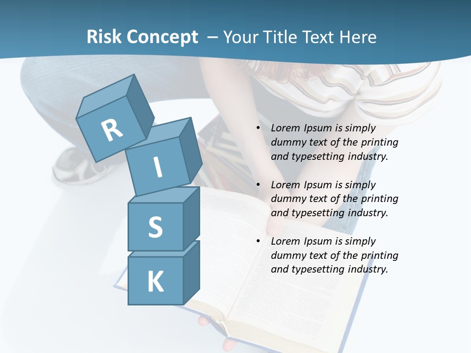 Reading Exam Textbook PowerPoint Template
