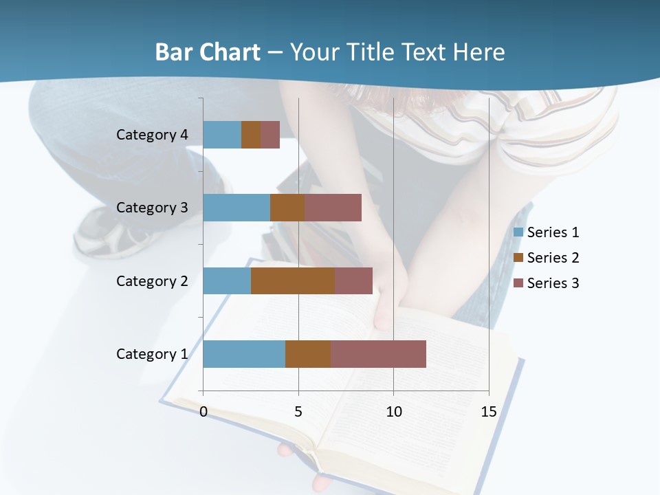 Reading Exam Textbook PowerPoint Template