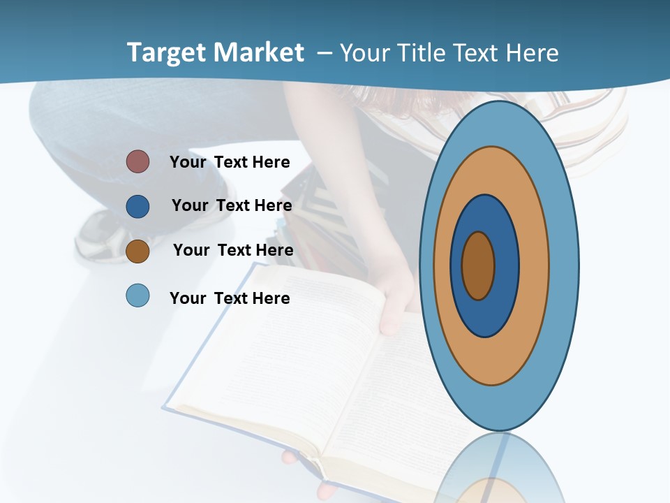 Reading Exam Textbook PowerPoint Template