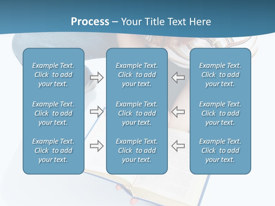 Reading Exam Textbook PowerPoint Template