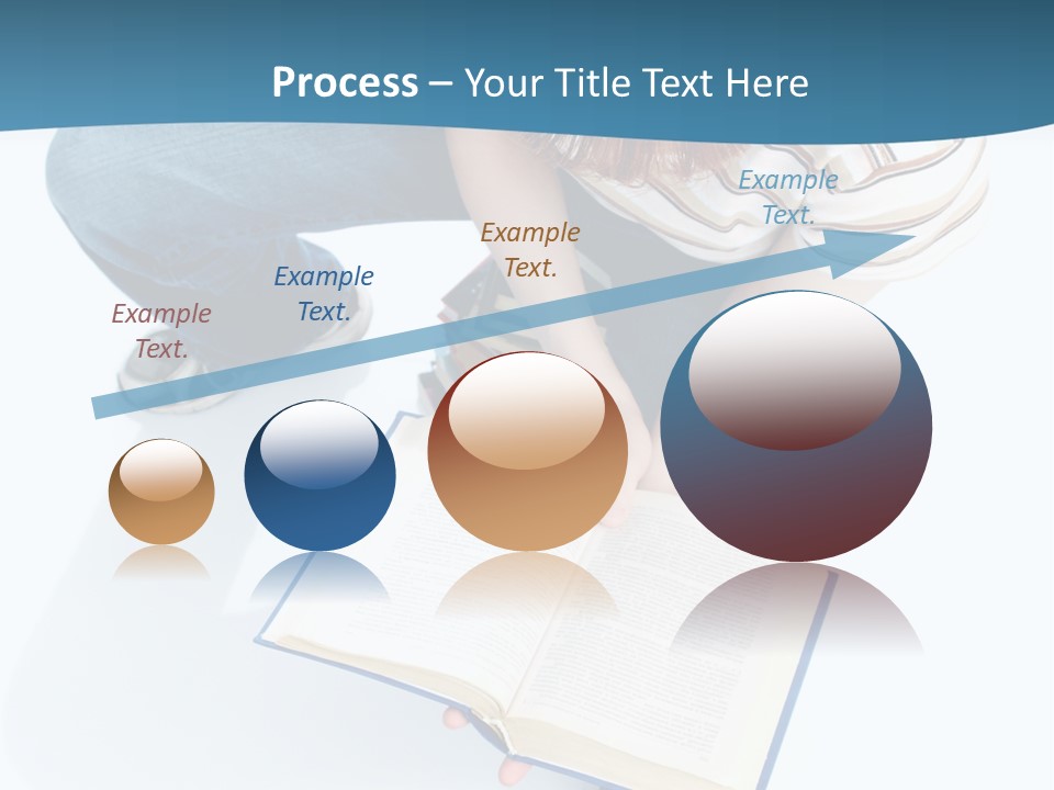 Reading Exam Textbook PowerPoint Template