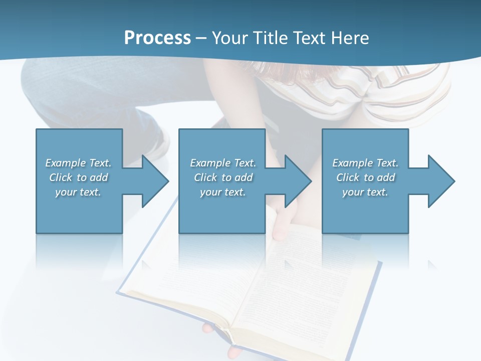 Reading Exam Textbook PowerPoint Template