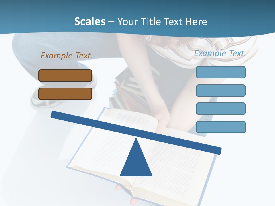 Reading Exam Textbook PowerPoint Template