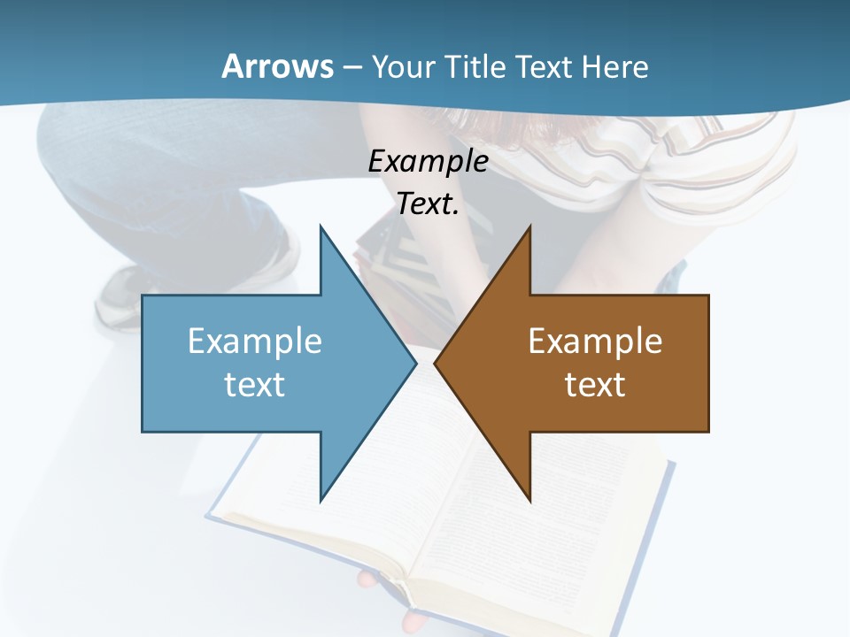 Reading Exam Textbook PowerPoint Template