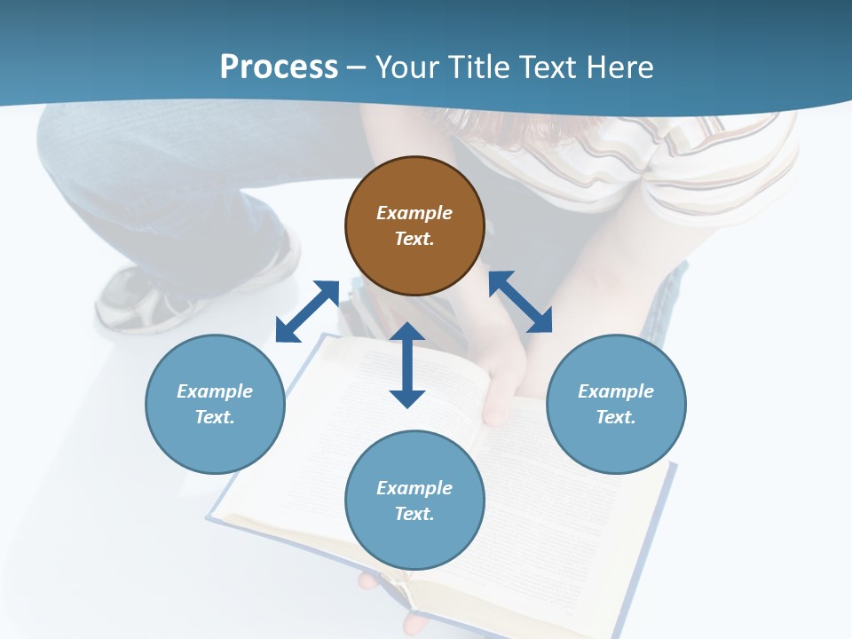 Reading Exam Textbook PowerPoint Template