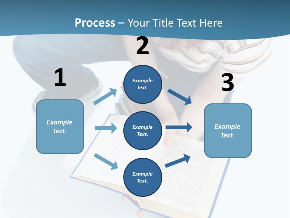 Reading Exam Textbook PowerPoint Template