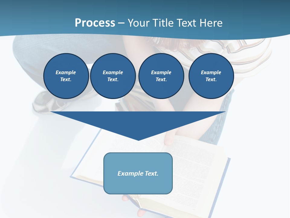 Reading Exam Textbook PowerPoint Template