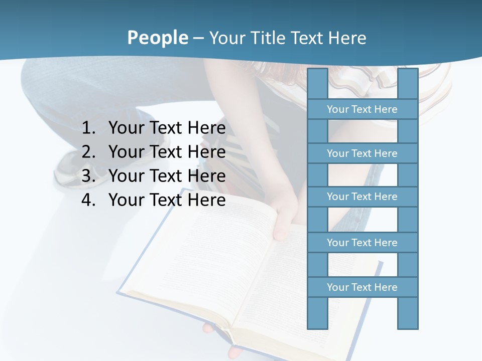 Reading Exam Textbook PowerPoint Template