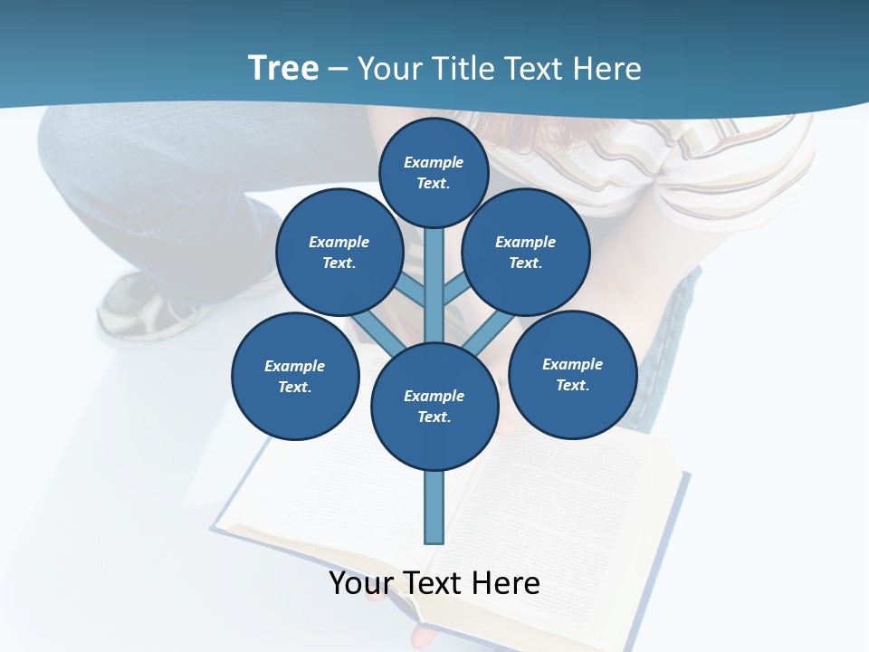 Reading Exam Textbook PowerPoint Template