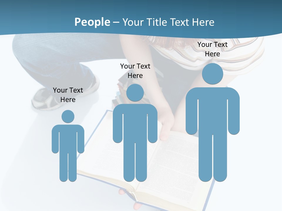 Reading Exam Textbook PowerPoint Template