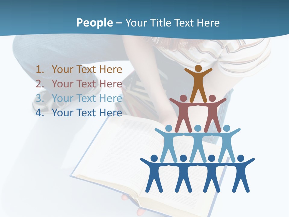 Reading Exam Textbook PowerPoint Template