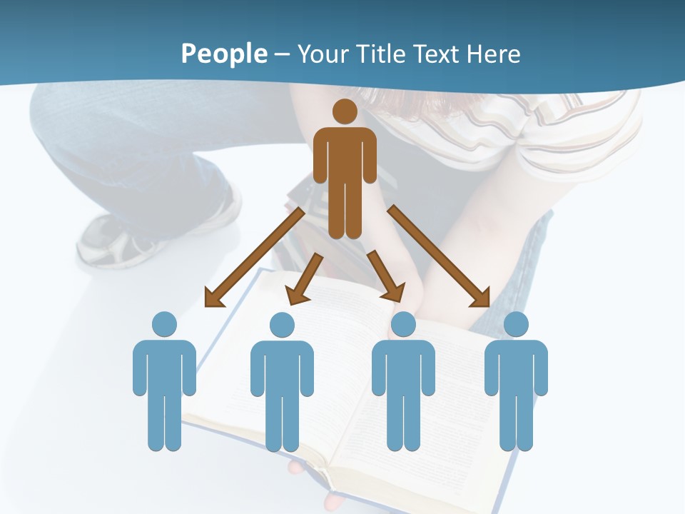 Reading Exam Textbook PowerPoint Template