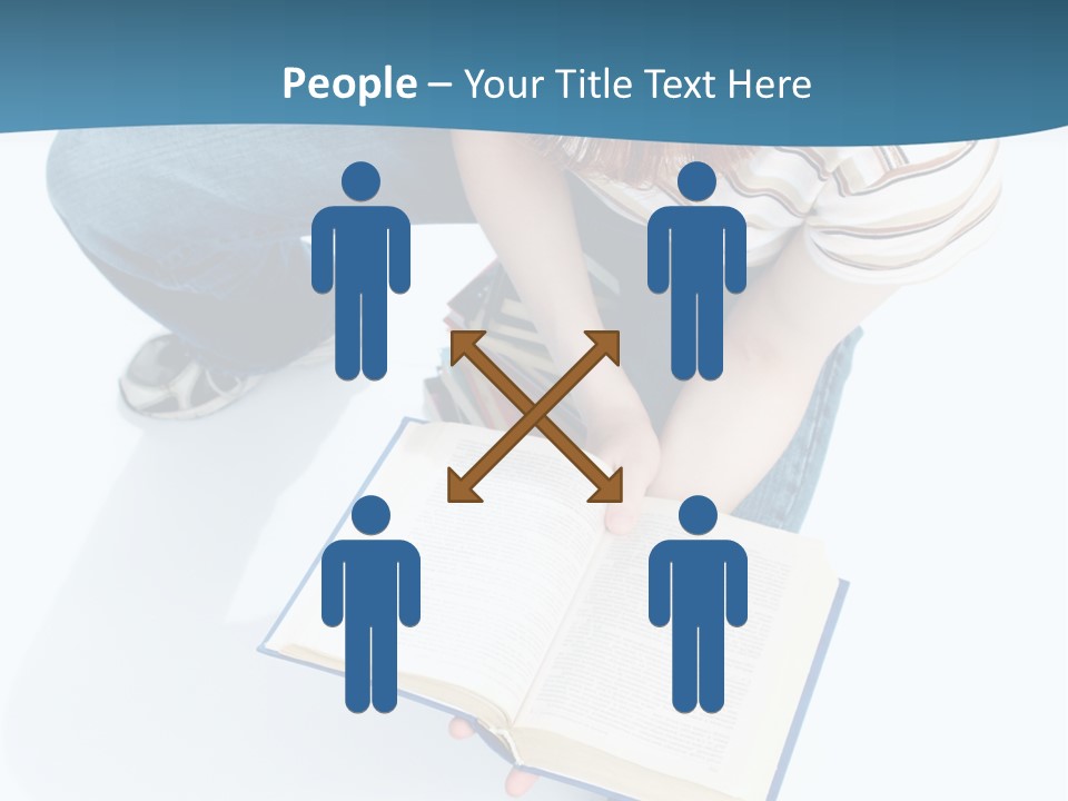 Reading Exam Textbook PowerPoint Template