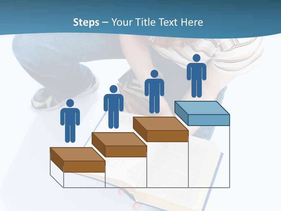 Reading Exam Textbook PowerPoint Template