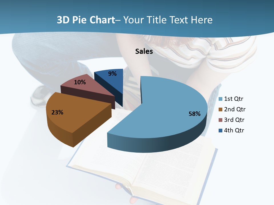 Reading Exam Textbook PowerPoint Template