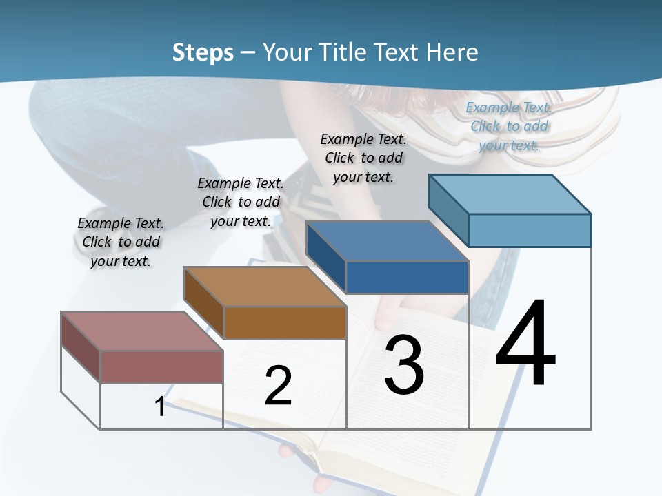 Reading Exam Textbook PowerPoint Template
