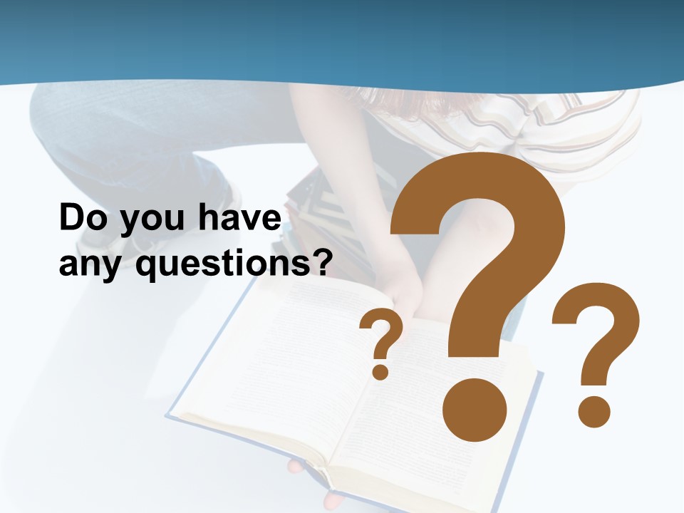 Reading Exam Textbook PowerPoint Template