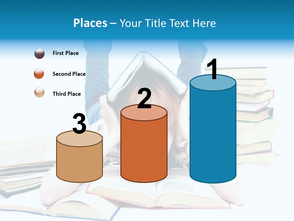 Red Haired Key Red PowerPoint Template