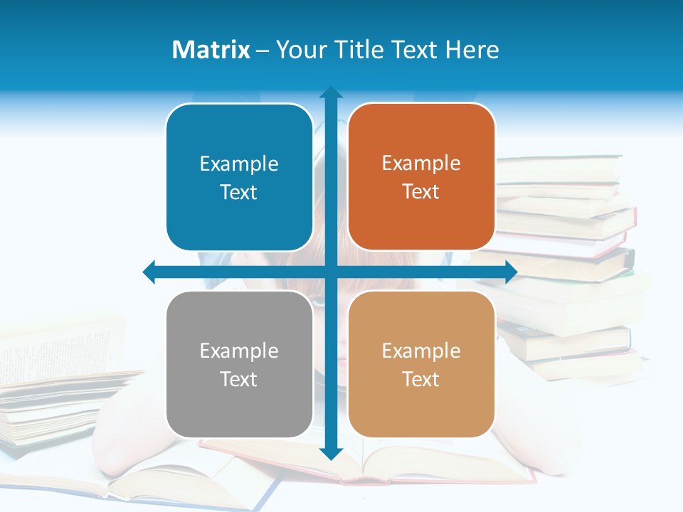 Red Haired Key Red PowerPoint Template