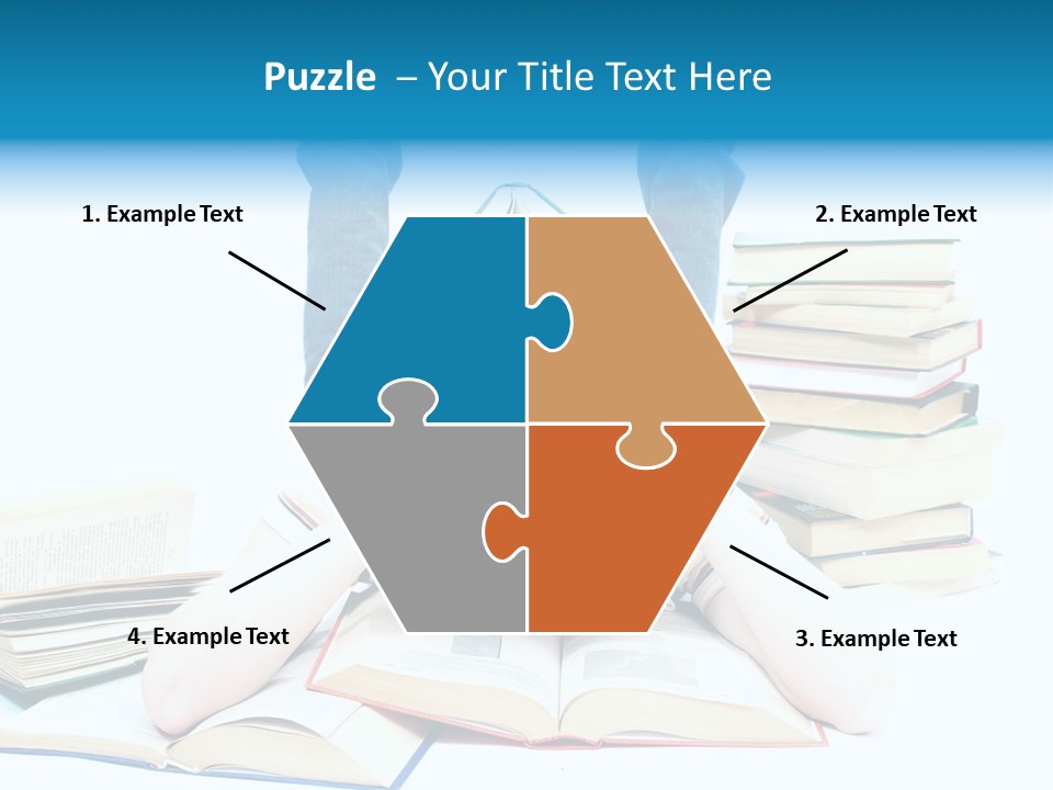 Red Haired Key Red PowerPoint Template