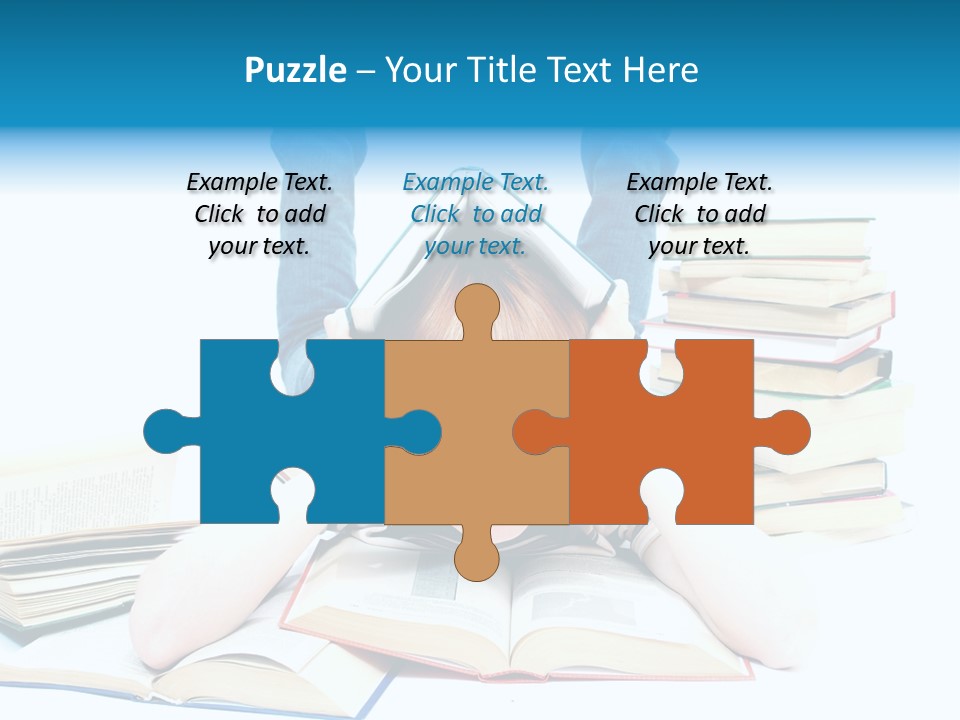 Red Haired Key Red PowerPoint Template