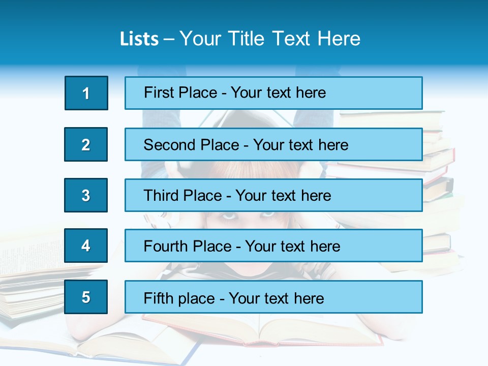 Red Haired Key Red PowerPoint Template
