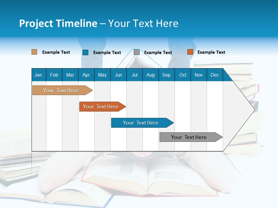 Red Haired Key Red PowerPoint Template