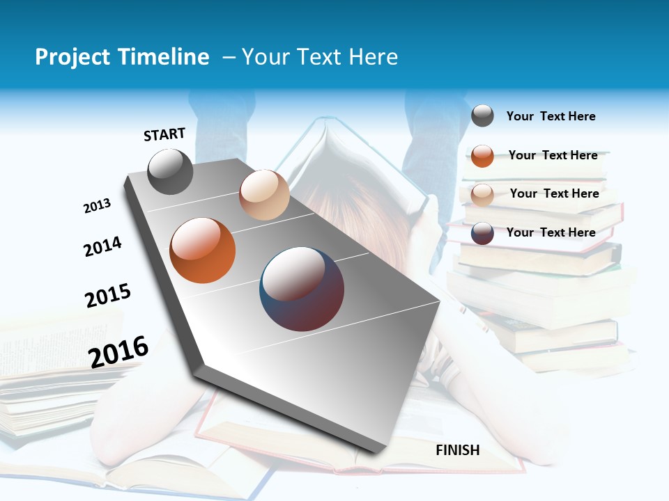 Red Haired Key Red PowerPoint Template