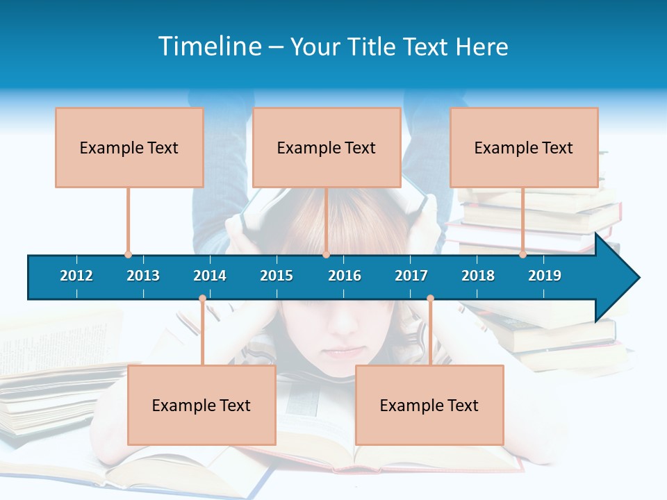 Red Haired Key Red PowerPoint Template