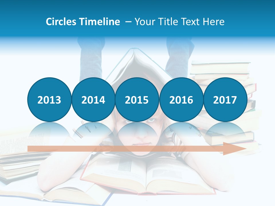 Red Haired Key Red PowerPoint Template