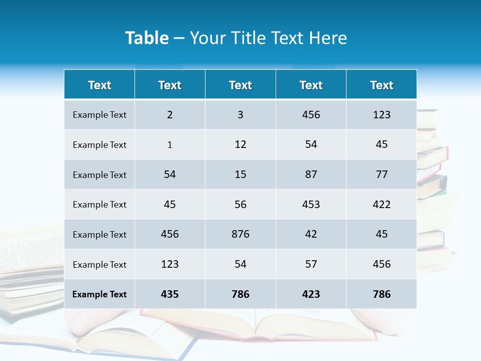 Red Haired Key Red PowerPoint Template