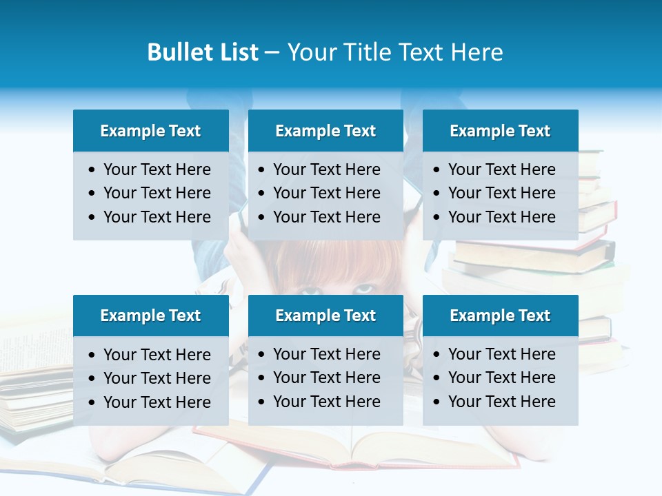 Red Haired Key Red PowerPoint Template