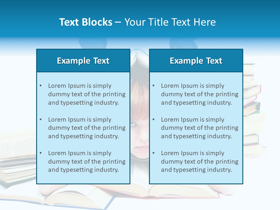Red Haired Key Red PowerPoint Template