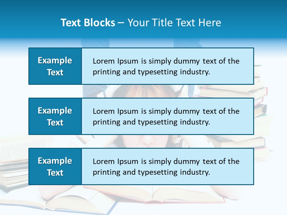 Red Haired Key Red PowerPoint Template